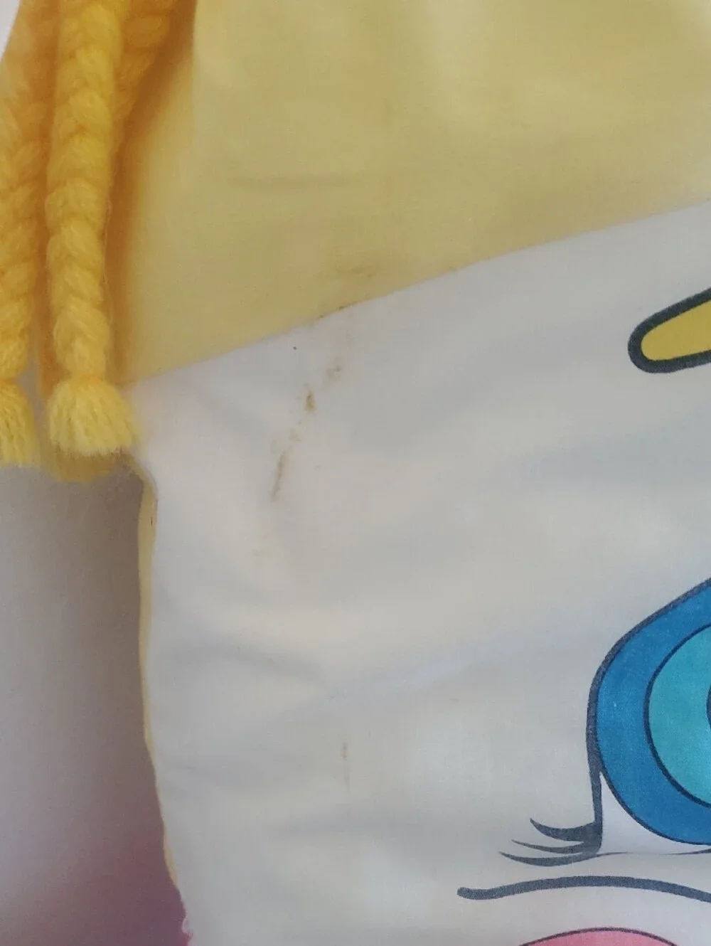 Pillow Peoplw Plush Doll Face Decorative Pillow - Yellow, Pink, Blue